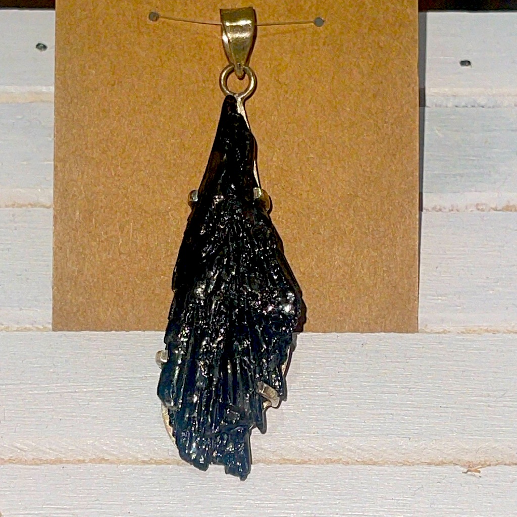 Black Kyanite Pendant